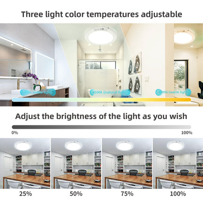 Wireless Sensor Ceiling Light with Remote Control