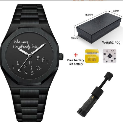 Octagonal Luminous Digital Mens Watch