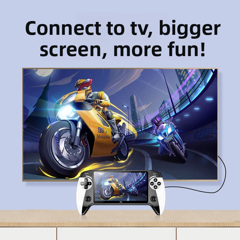 X9 Handheld Game Console 5.5 Inch HD Screen