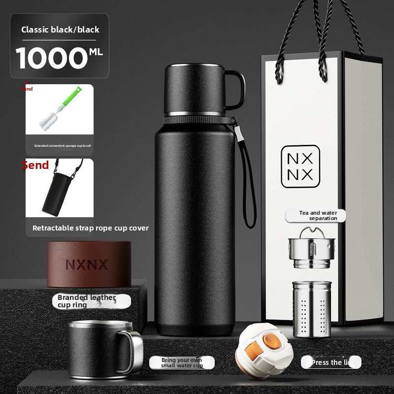 Stainless Steel Thermos Cup with Handle