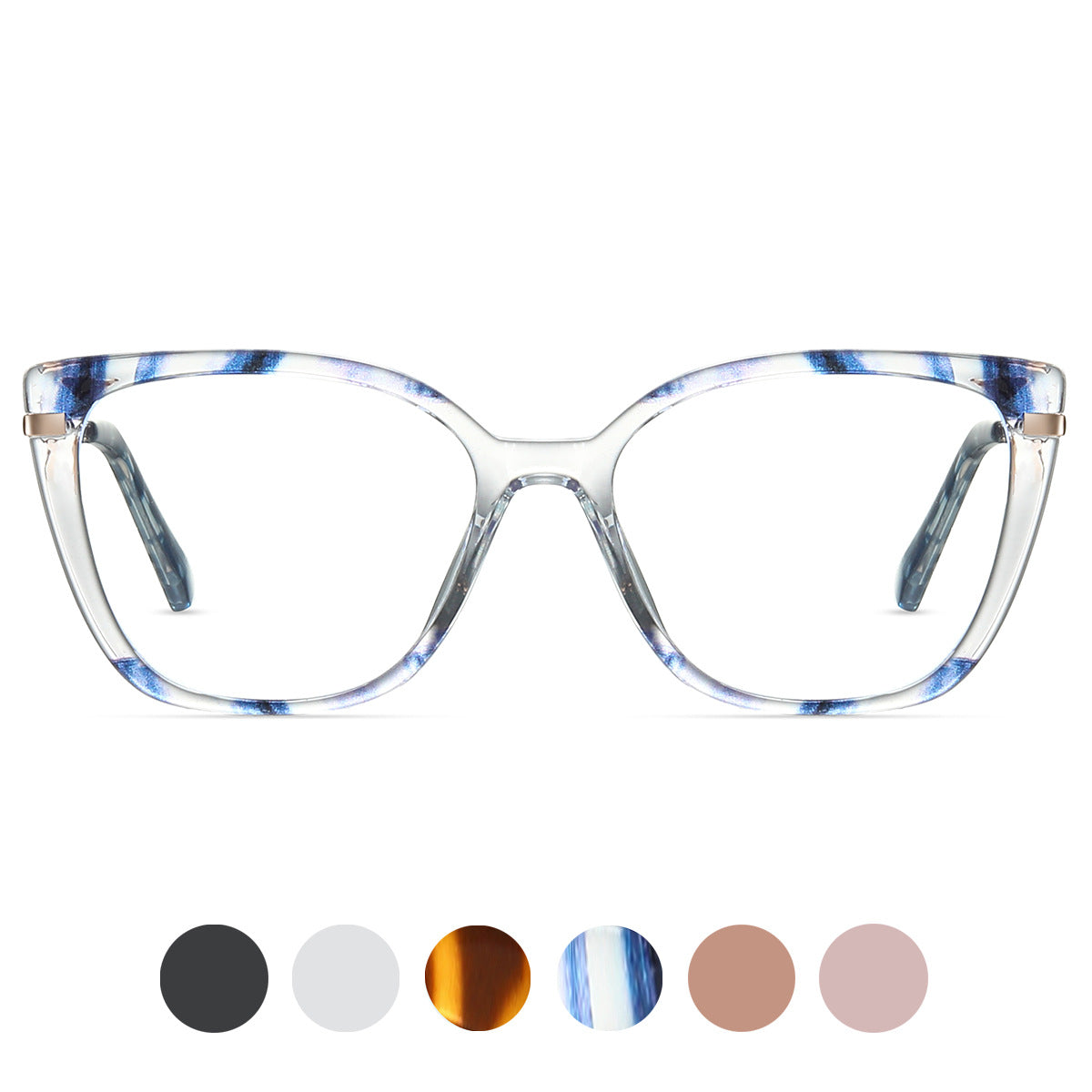 TR90 Square Anti Blue Light Glasses Frame