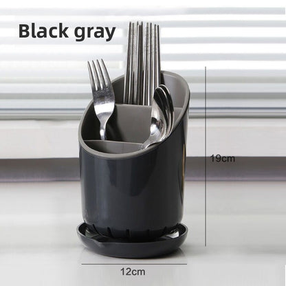 Kitchen Utensil Storage Box with Drainage