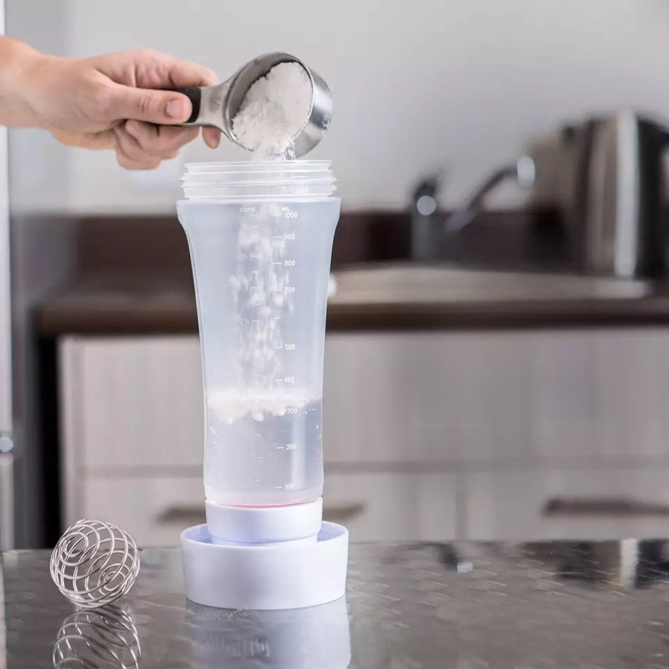 Hand-Cranked Batter Mixing Bottle