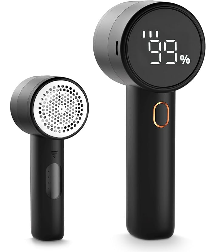 Digital Display Rechargeable Lint Remover