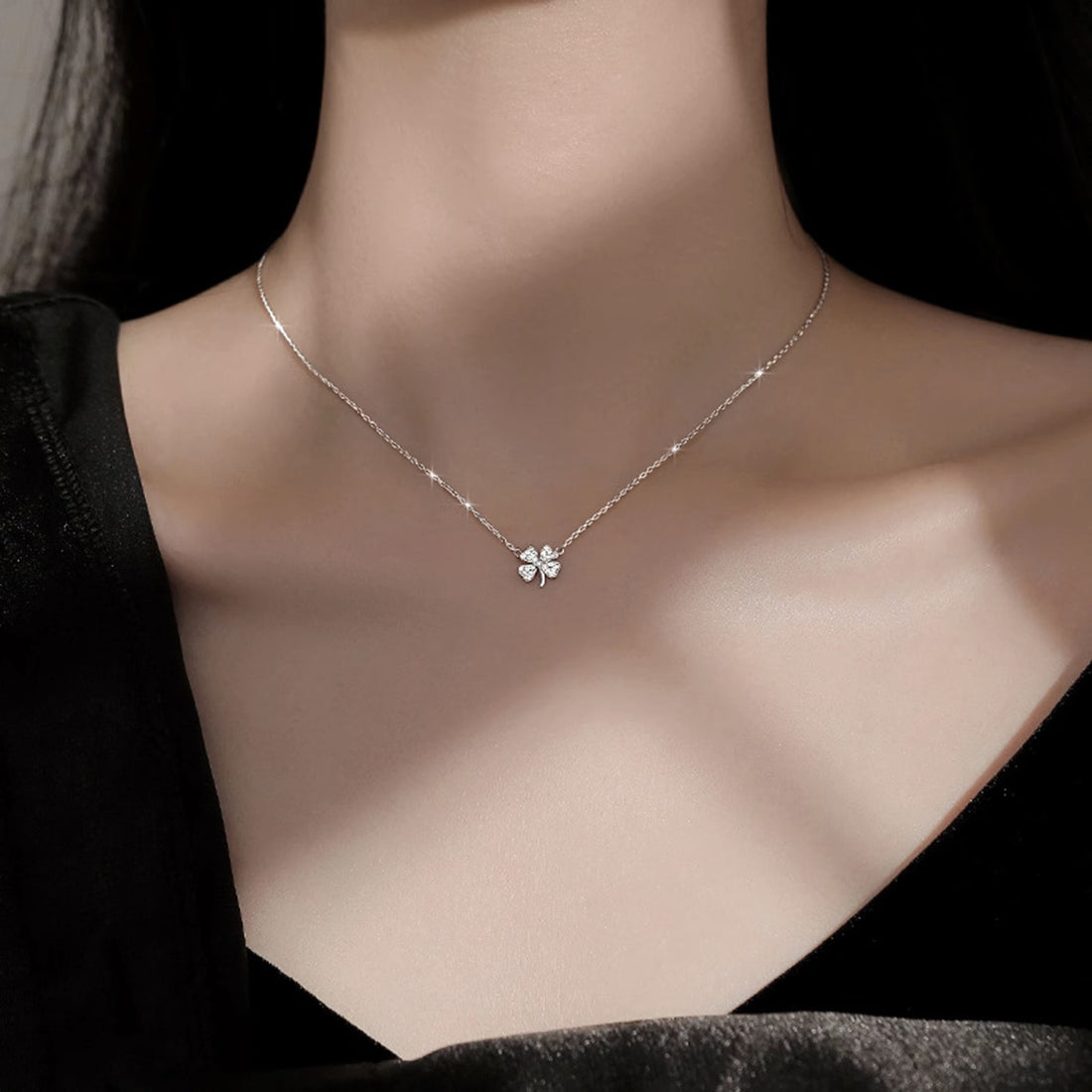 Lucky Four-Leaf Clover Necklace
