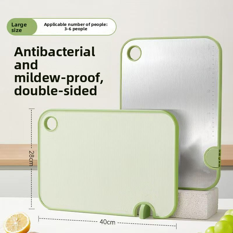 Antibacterial Kitchen Cutting Board with Stainless Steel