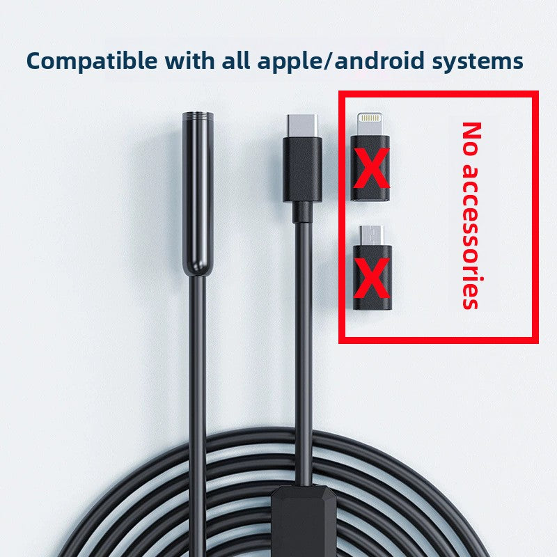 Industrial USB Endoscope Camera for Pipe and Auto Inspection