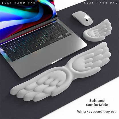 Ergonomic Silicone Wrist Support Rest with Memory Foam