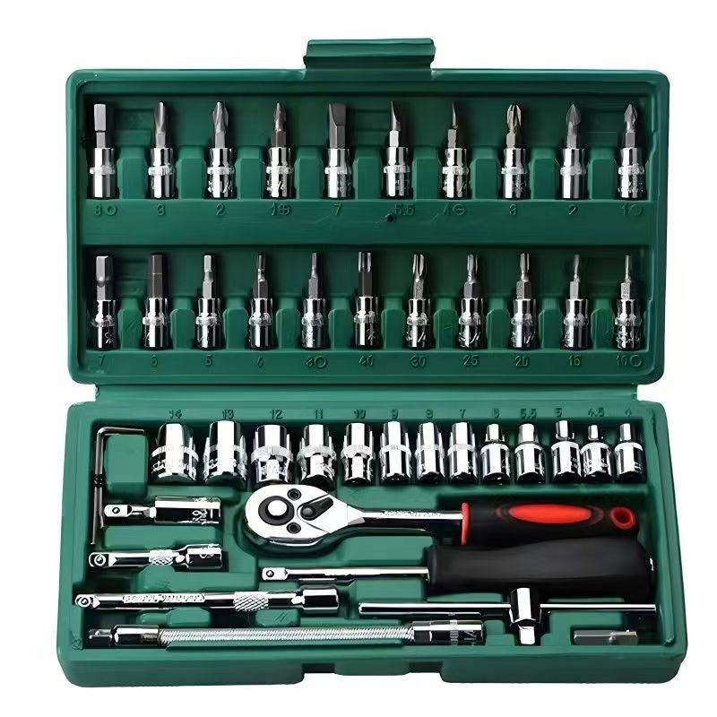 46-Piece Socket Wrench Tool Set