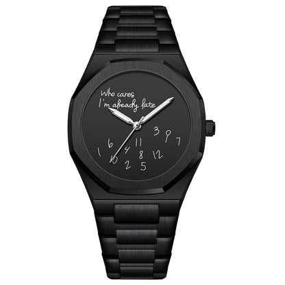 Octagonal Luminous Digital Mens Watch