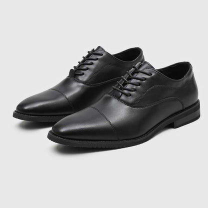 Elevating Casual Platform Leather Shoes