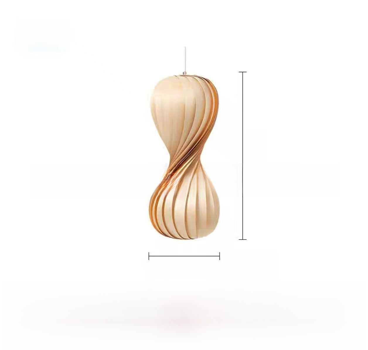 Nordic Wood Veneer LED Table Lamp