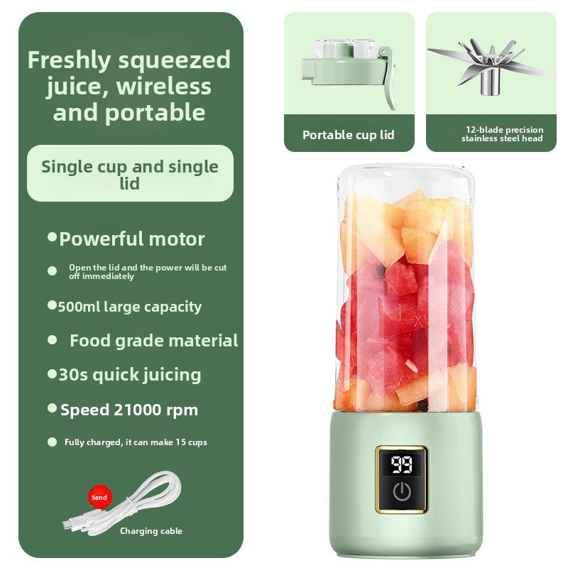 Household Silent Juicer with Digital Display