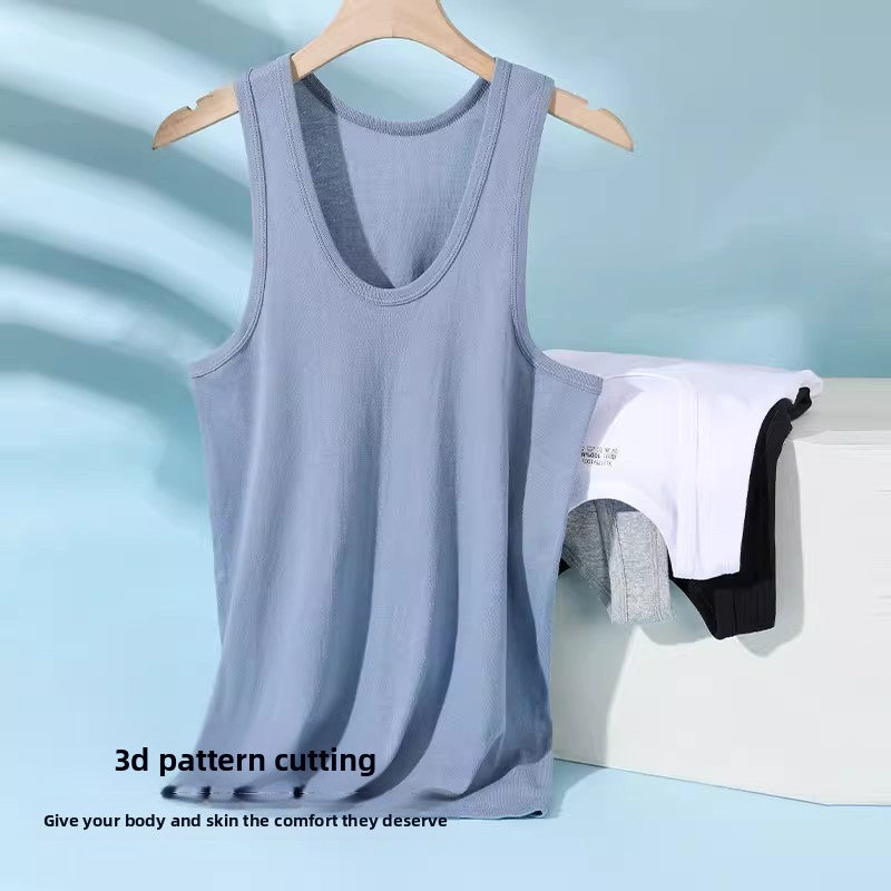 Pure Cotton Mens Sleeveless Vest