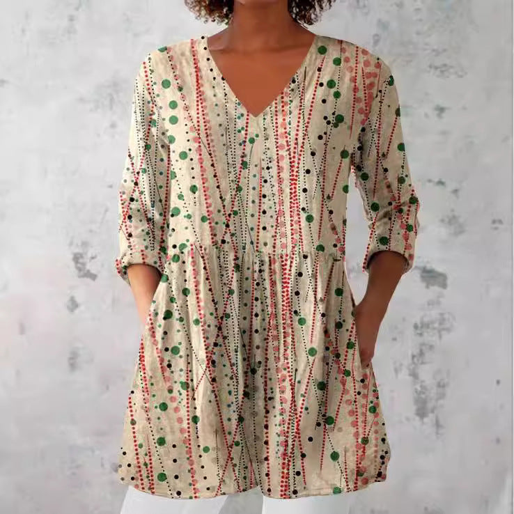 Round-neck short-sleeved women&