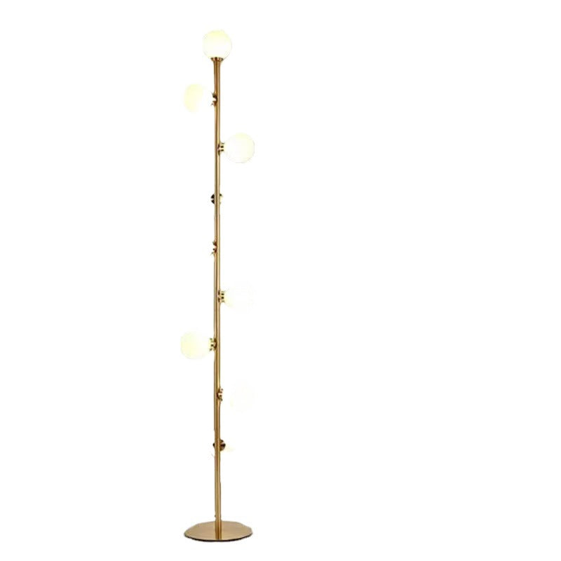 Floor Lamp with Spherical Shade