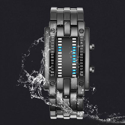 Digital Dual-Line Wrist Watch