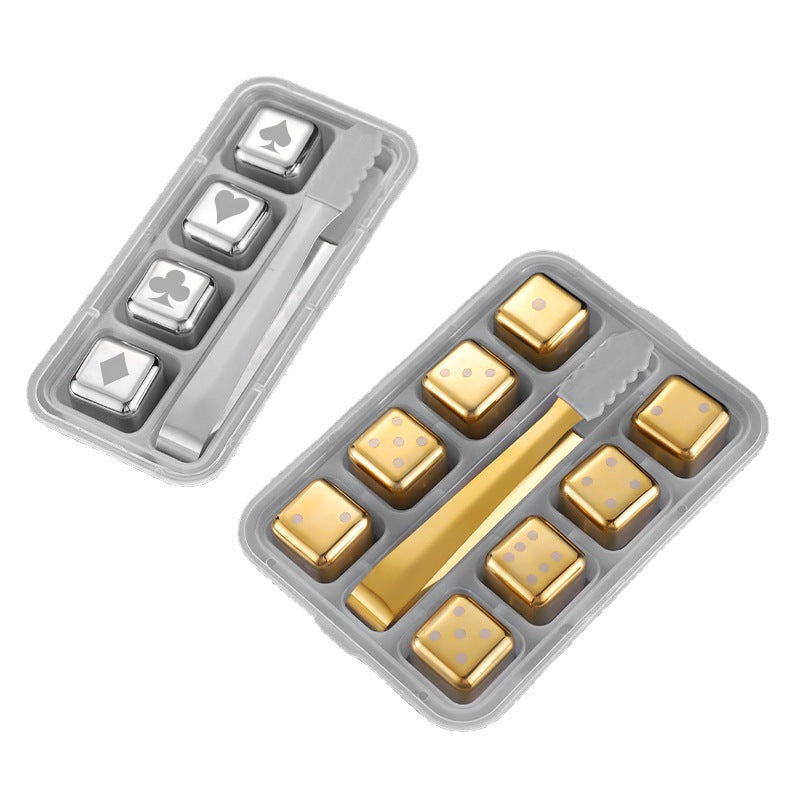 Reusable Stainless Steel Ice Cubes for Drinks