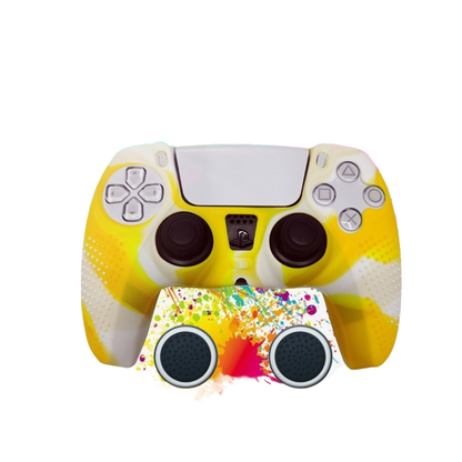 PS5 Controller Silicone Protective Cover with Joystick Caps