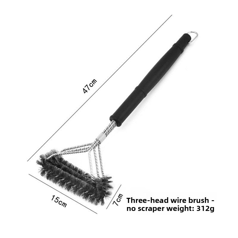 BBQ Grill Cleaning Brush Set Wire Brush with Scraper