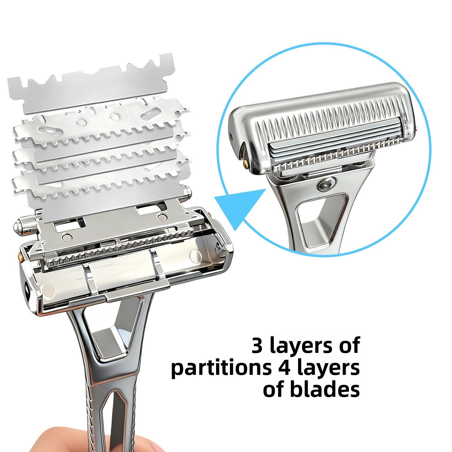 Manual Shaving Razor Set