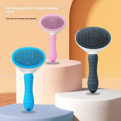 Remove loose hairs with a comb.
