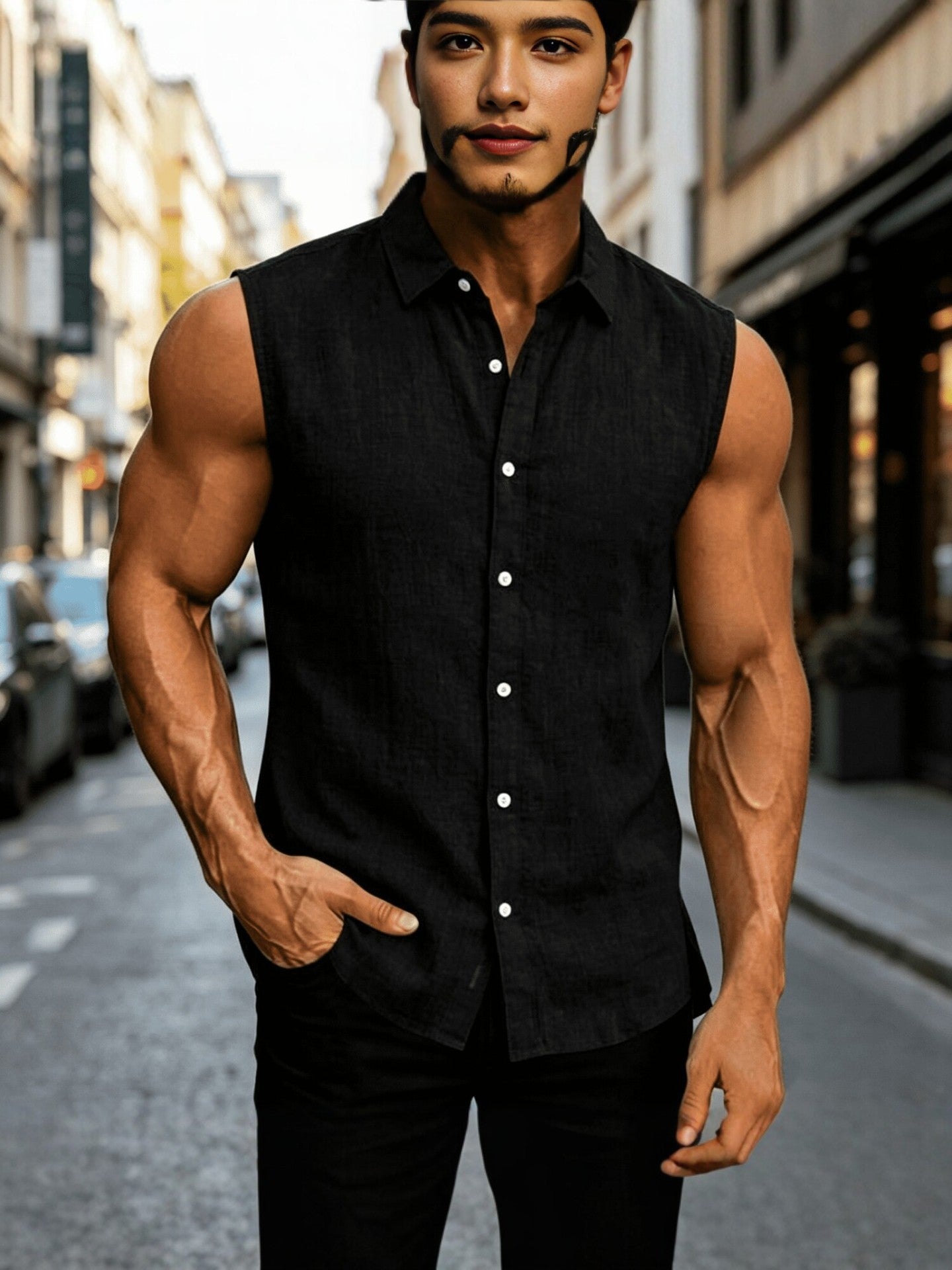 Mens Summer Sleeveless Vest