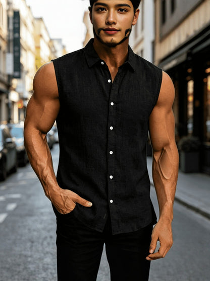 Mens Summer Sleeveless Vest