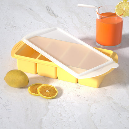 Silicone Ice Cube Tray with Lid