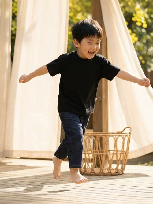 Childrens Pure Cotton Short Sleeve Tshirt