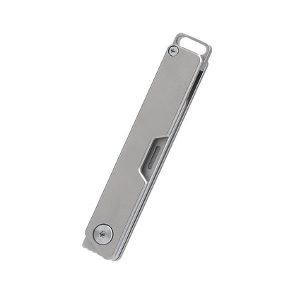 Titanium Alloy Folding Utility Knife with D2 Blade
