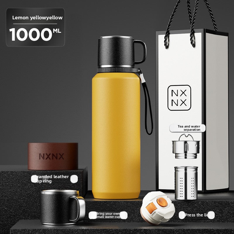 Stainless Steel Thermos Cup with Handle