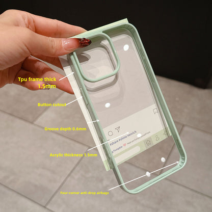 Suitable for Apple 17Promax/16 Cream Glue Mobile Phone Case Candy Color 15/14/13Pro Dopamine Colorful Case