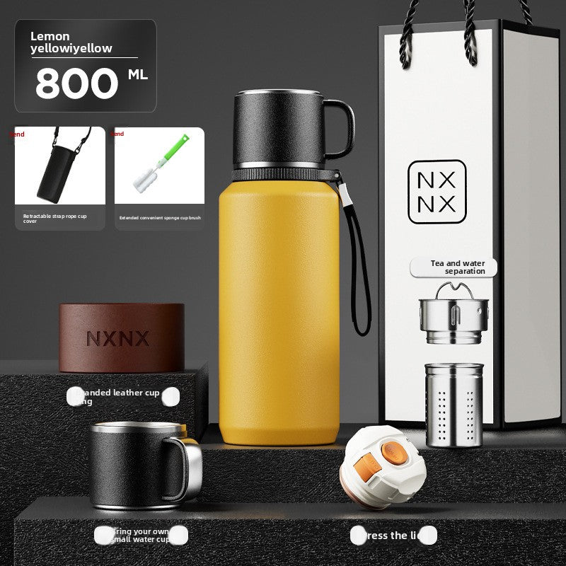 Stainless Steel Thermos Cup with Handle