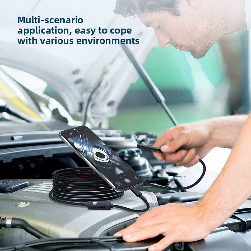 Industrial USB Endoscope Camera for Pipe and Auto Inspection