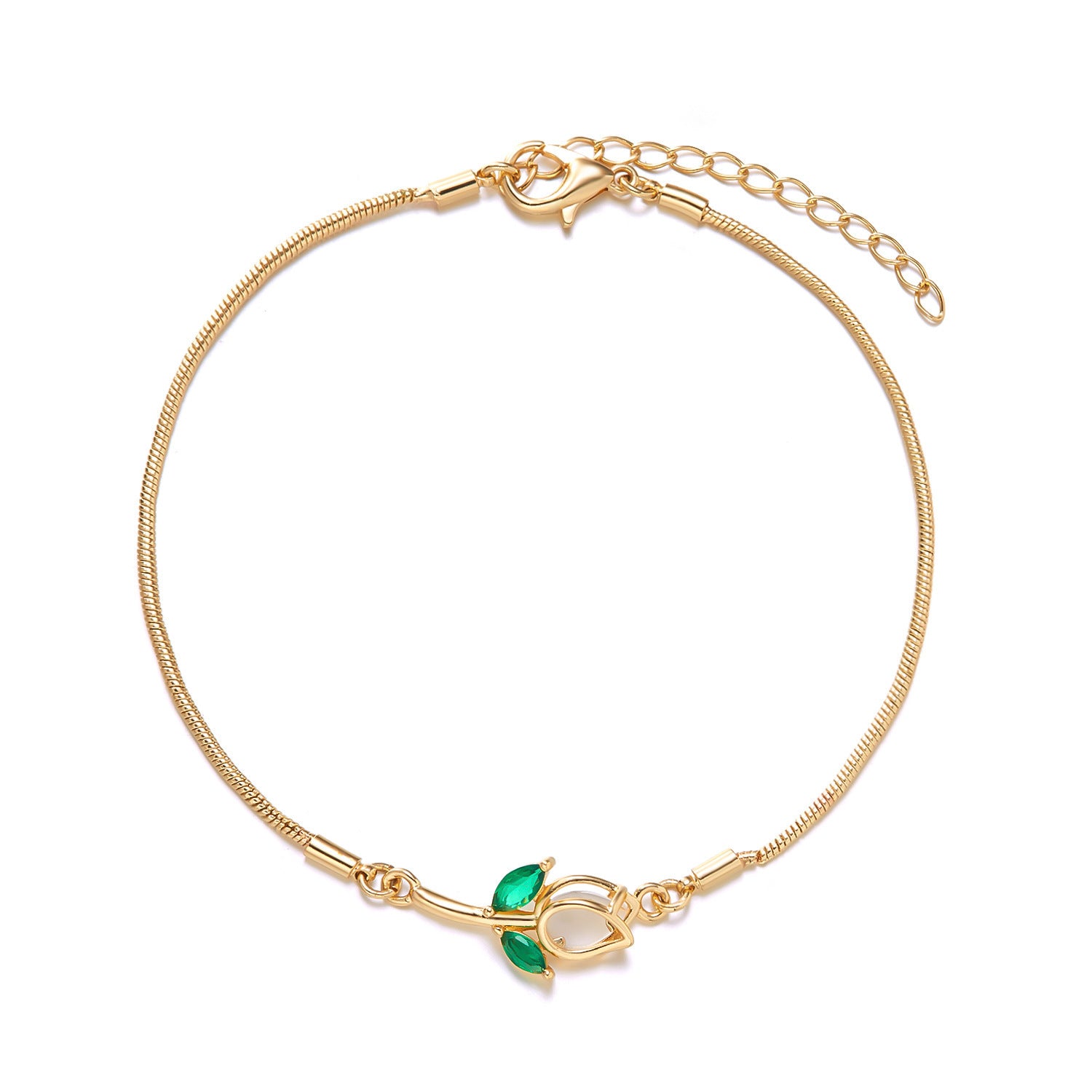 women's elegant flower bracelet
