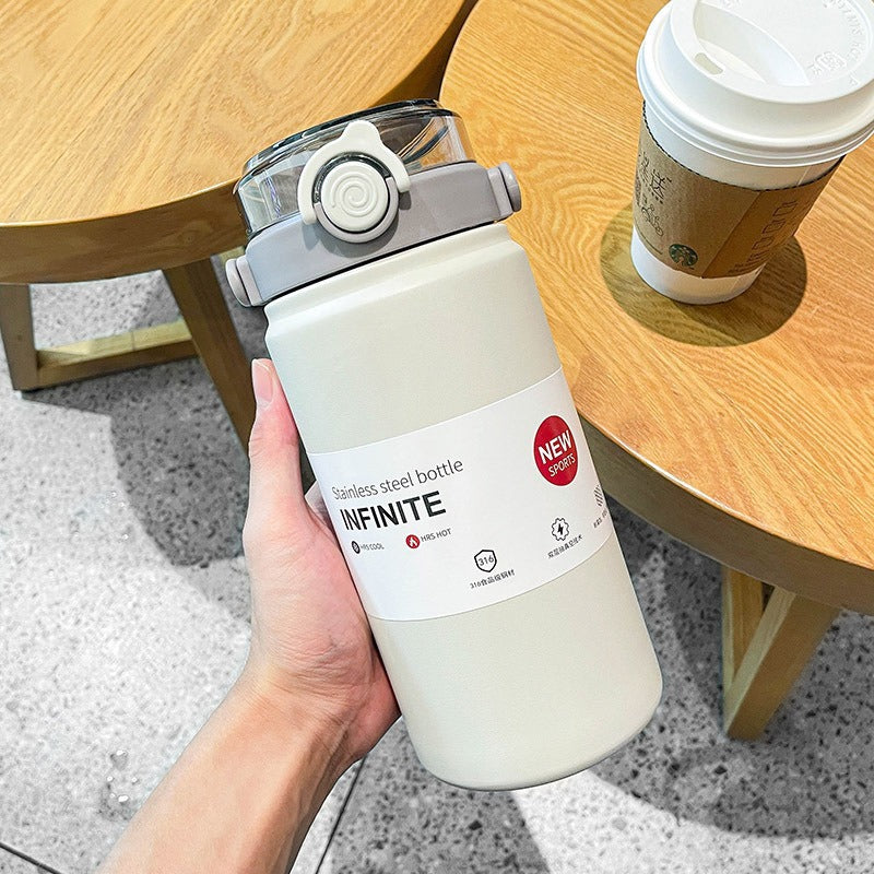 Double Handle Stainless Steel Insulated Water Bottle