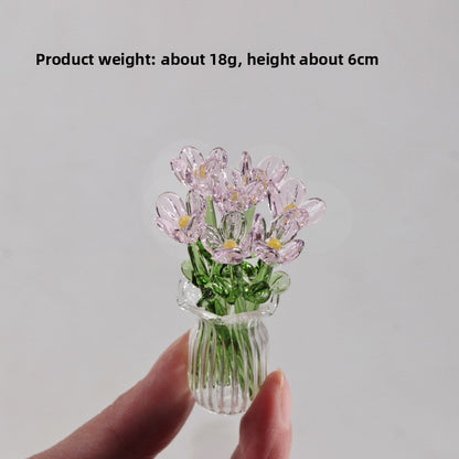 Handmade Glass Simulation Flower Decoration