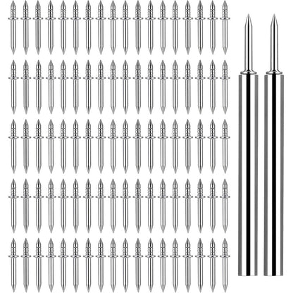 Double Headed Baseboard Seamless Nails with Installation Tool