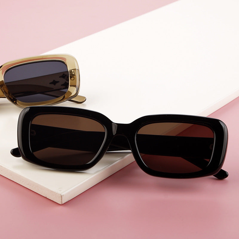 Retro Square Sunglasses UV400 Protection