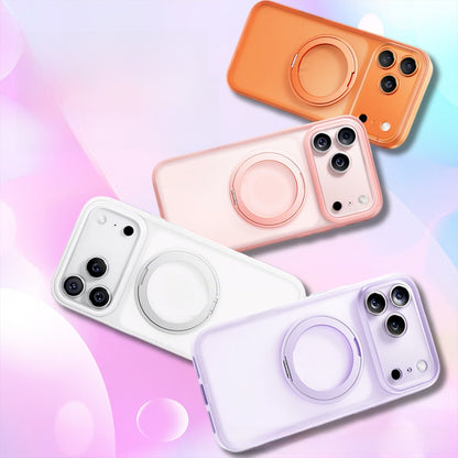 Rotating pivot shell phone case