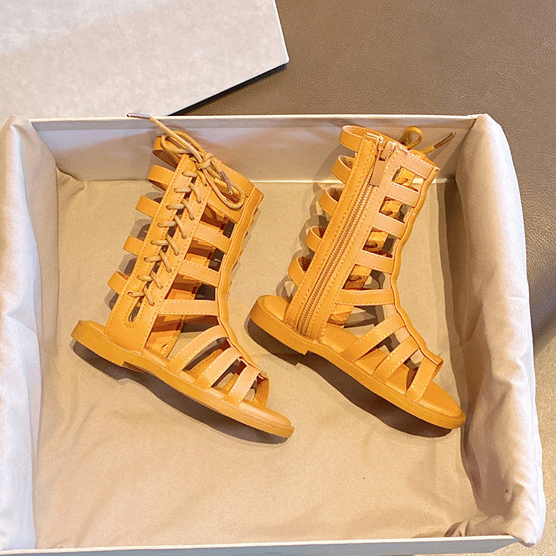Girls Princess High-Top Sandals