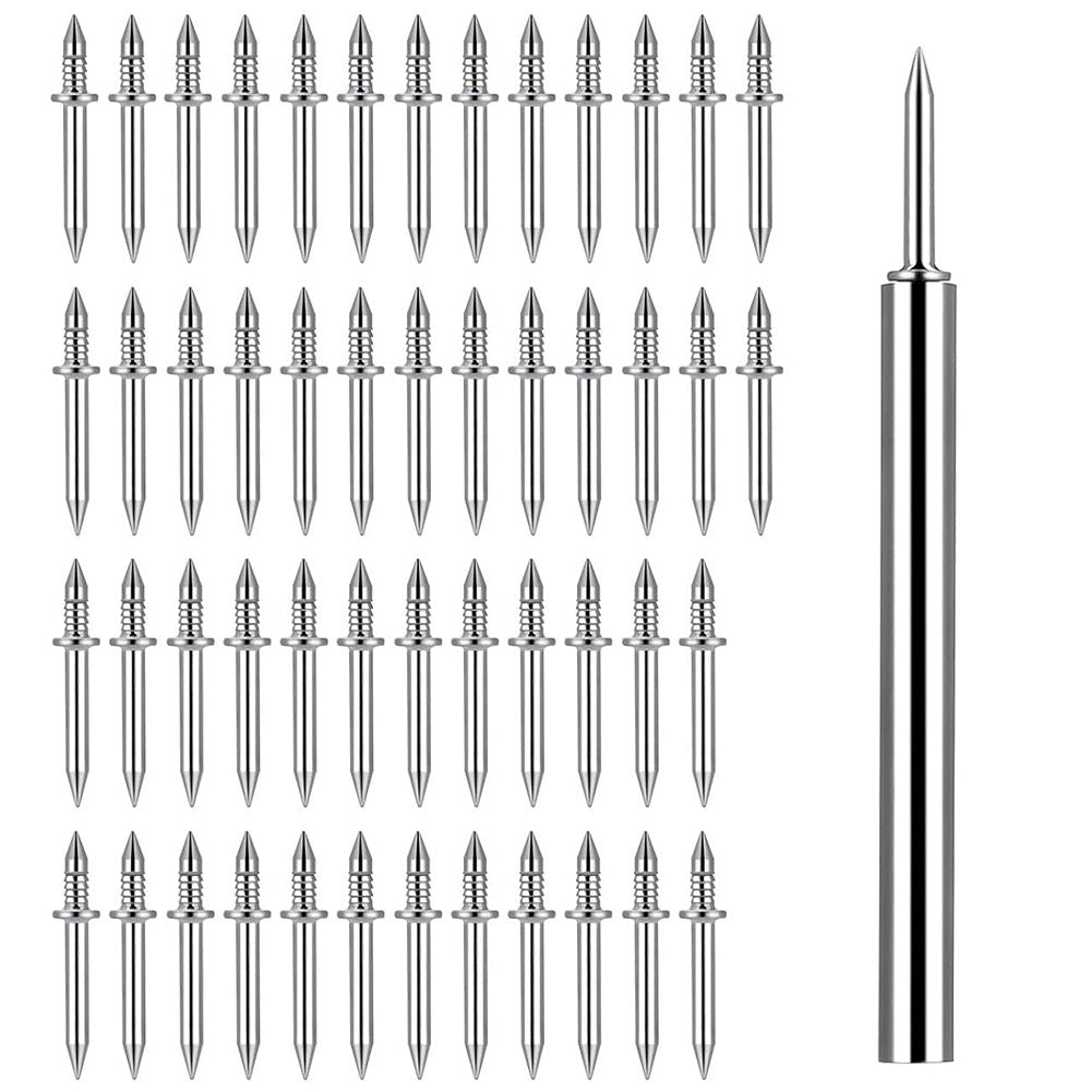 Double Headed Baseboard Seamless Nails with Installation Tool