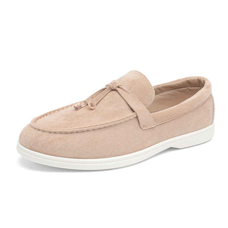 Mens Suede Slip-On Loafers