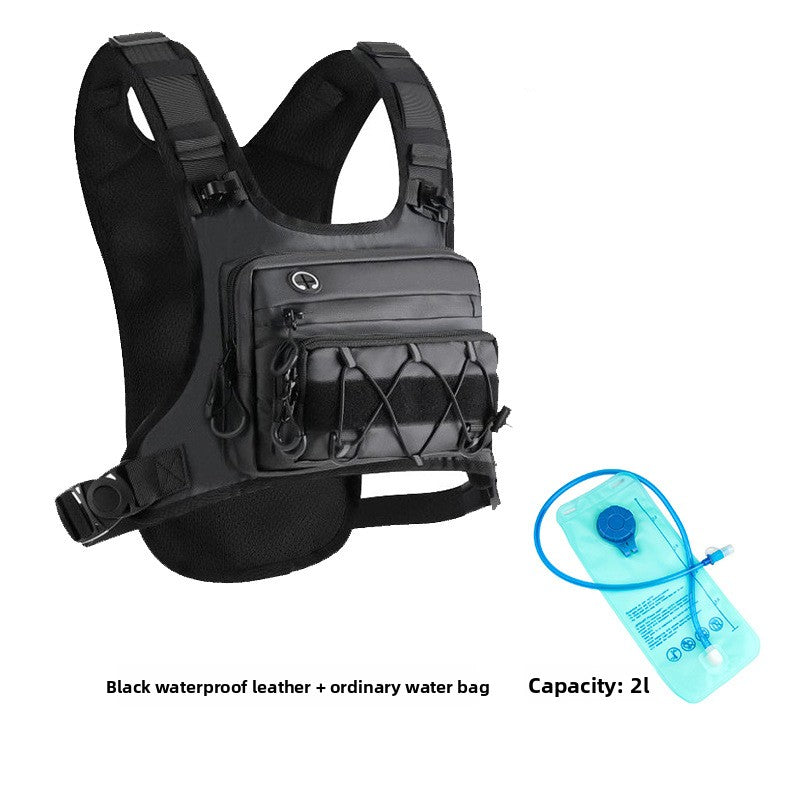 Multi-Functional Tactical Chest Bag with Hydration Pack