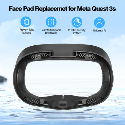 Meta Quest 3S Face Mask Bracket with Light-Blocking Eye Cover