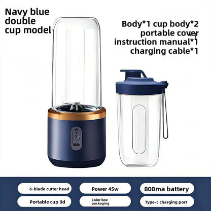 Portable Rechargeable Juicer Cup with USB Charging