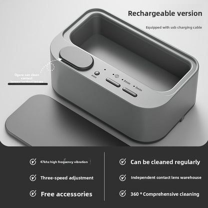Portable Ultrasonic Glasses Jewelry Cleaner