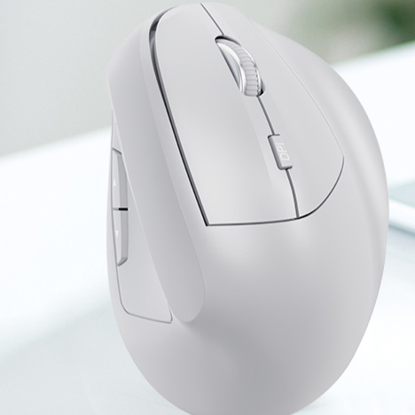 Ergonomic Vertical Mouse Rechargeable Wireless Bluetooth Dual-Mode Mouse