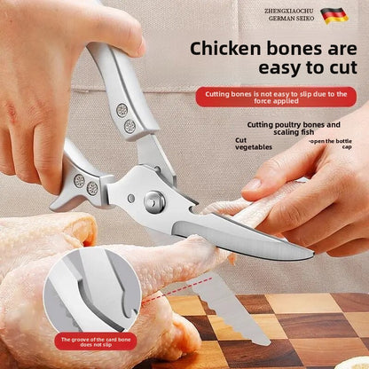 German Stainless Steel Kitchen Scissors for Poultry